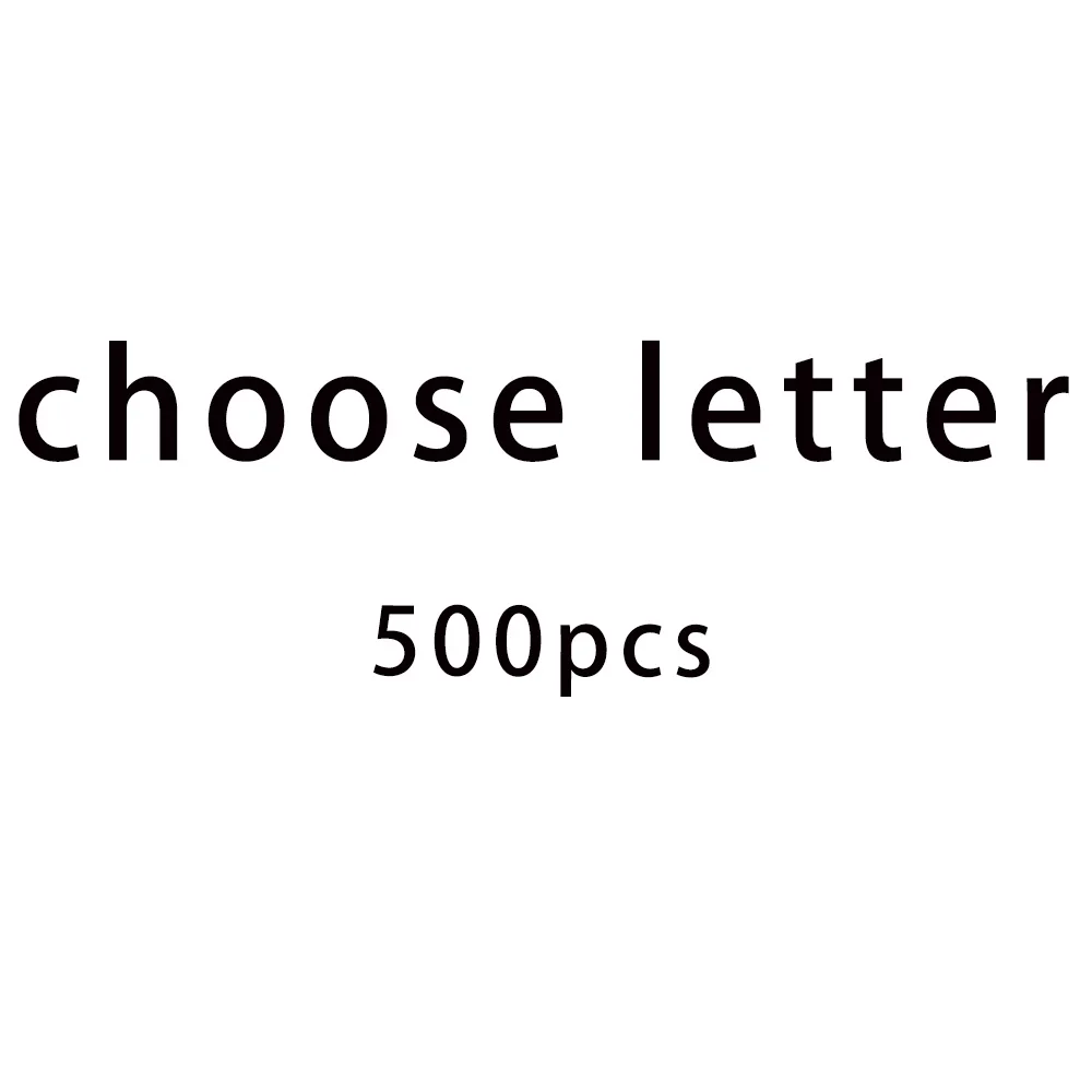 500pcs choose letter