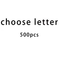 500pcs choose letter