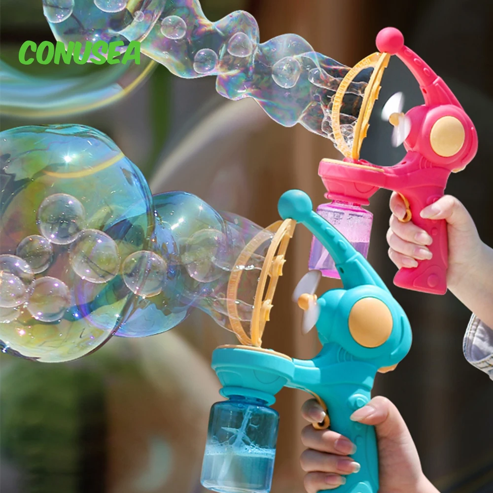 Máquina de burbujas eléctrica para niños y niñas – Juego al aire libre - imagen 5