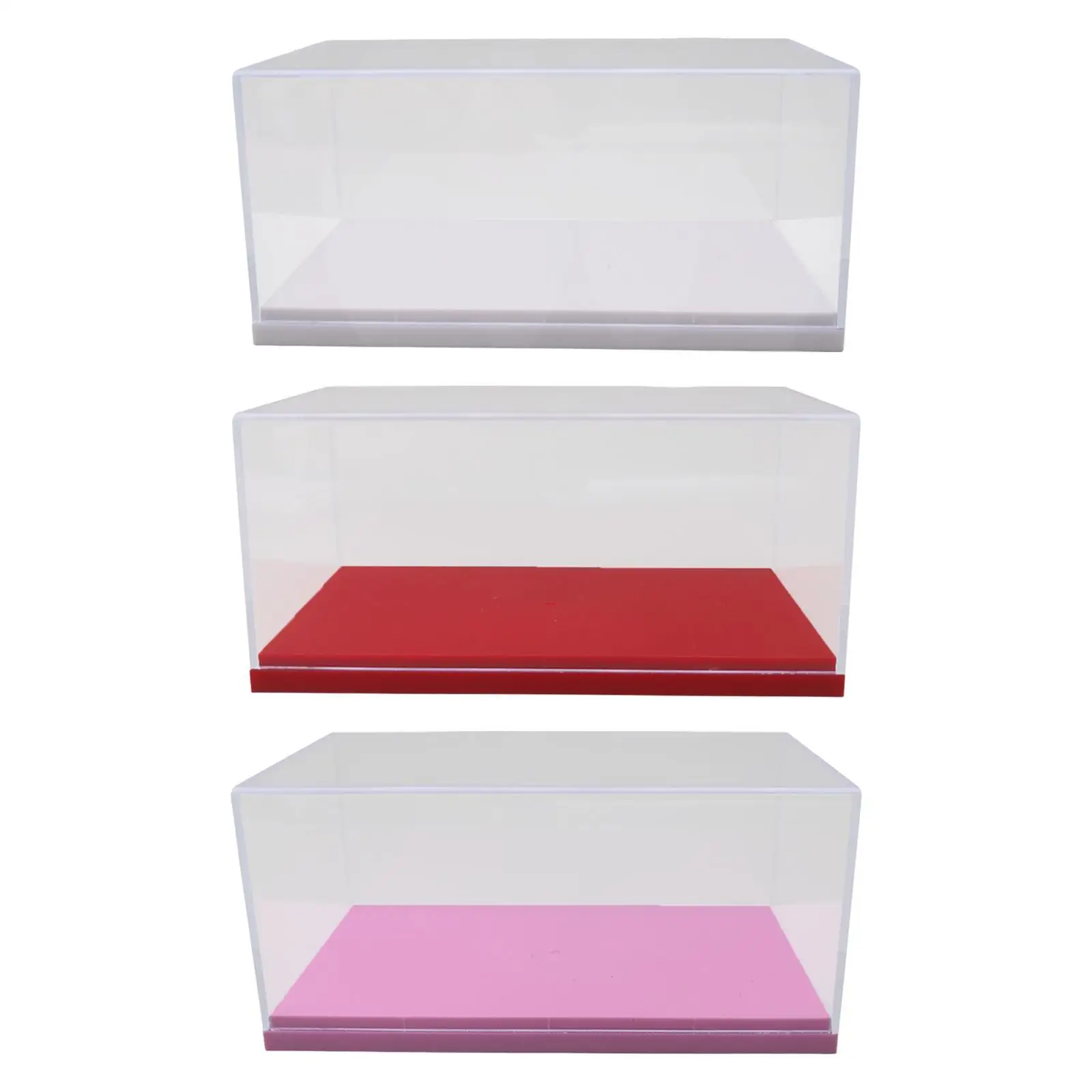 1:43 Diecast Toy Cars Showcase, Acrylic Clear Display Case, Display Stand, Collection Case for Toys Dolls Model Cars Statue