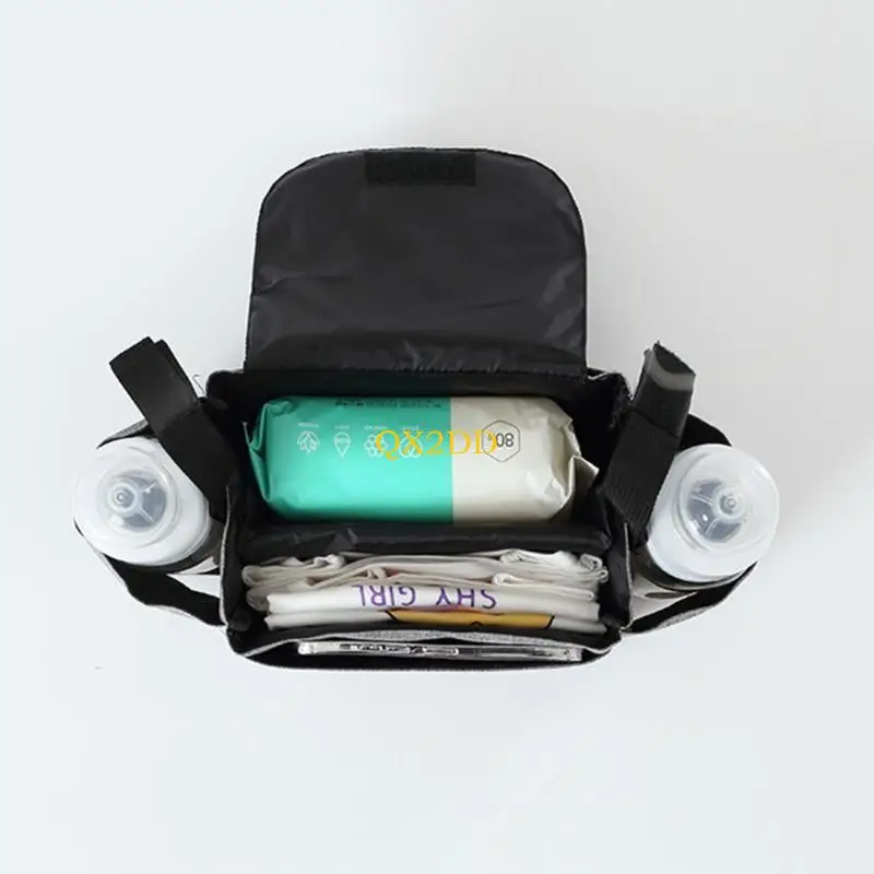 Organizador para cochecito bebé QX2D – Gran capacidad con bolsillos - imagen 4