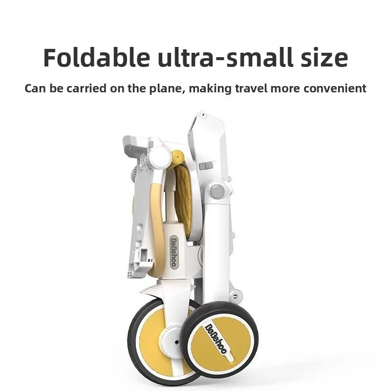 Cochecito multifuncional plegable ligero para bicicleta - imagen 5