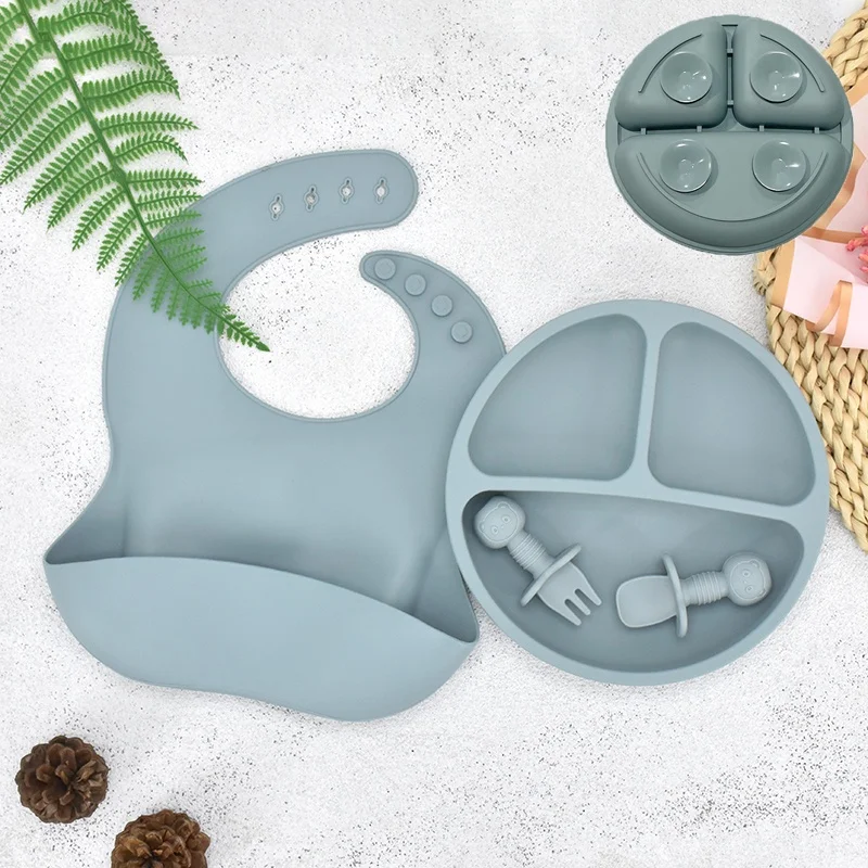 4pcs Grey Blue
