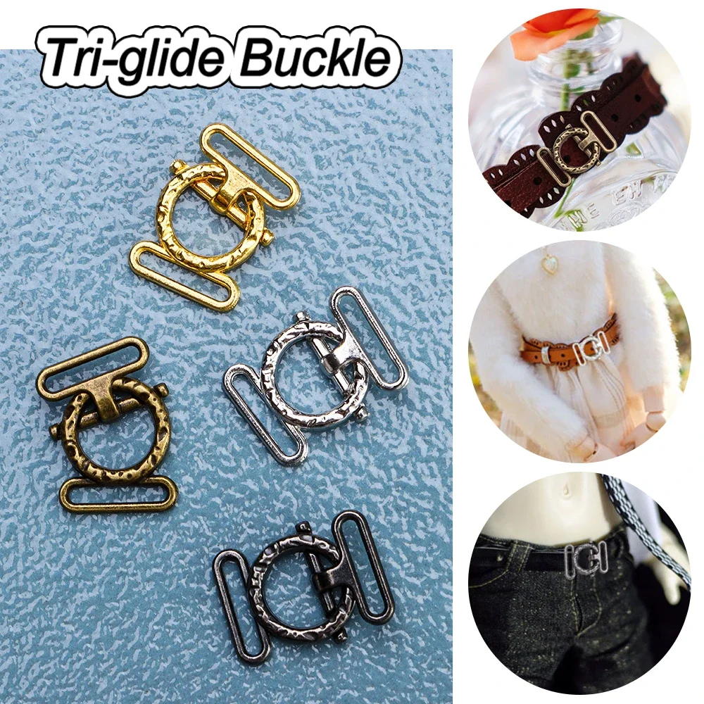 Hebillas tri-glide mini para ropa y complementos de muñecas - imagen 2