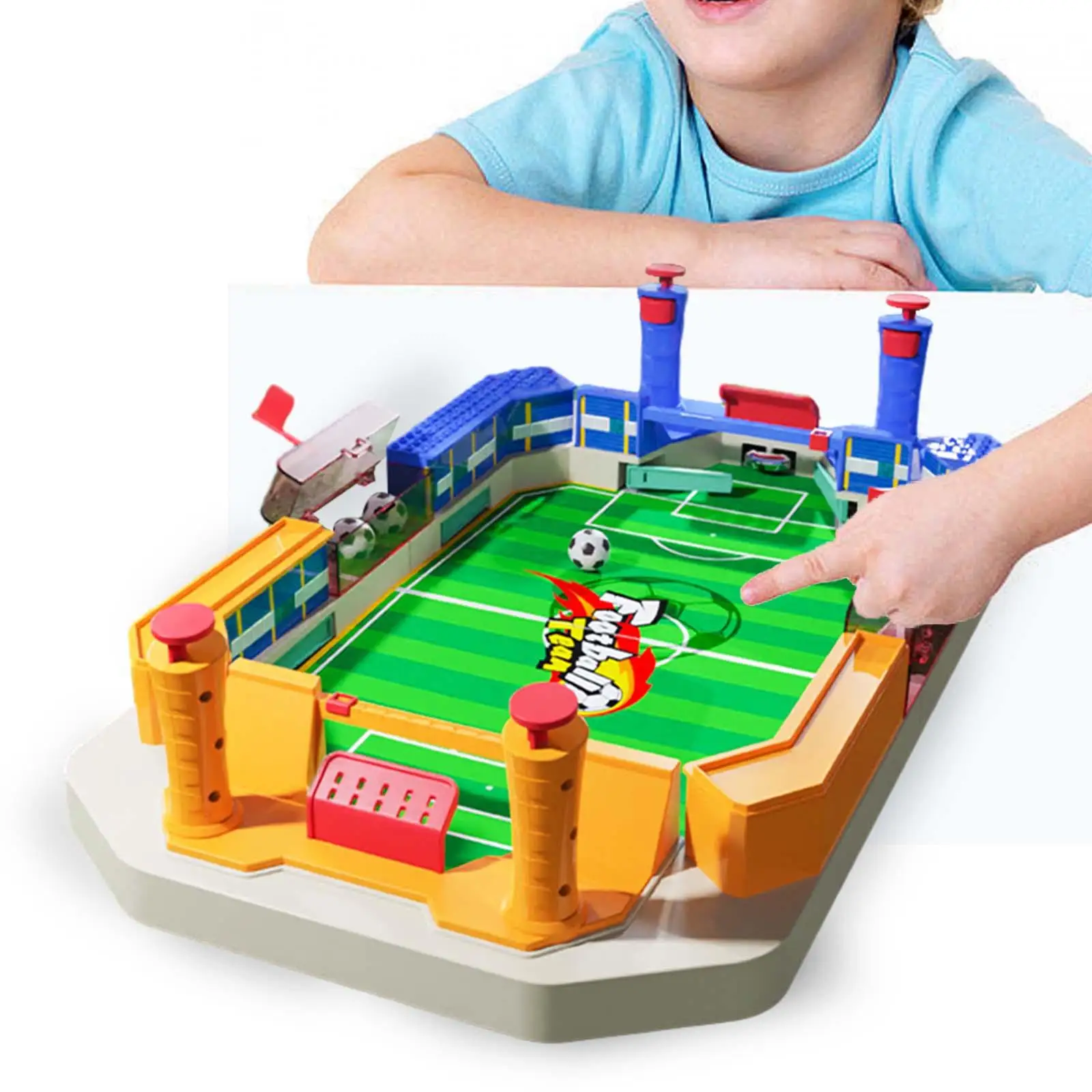 Tabletop Football Soccer Pinball Game Desktop Toy Mini Table Soccer Game for Children Family Kids Adults Party Entertainment