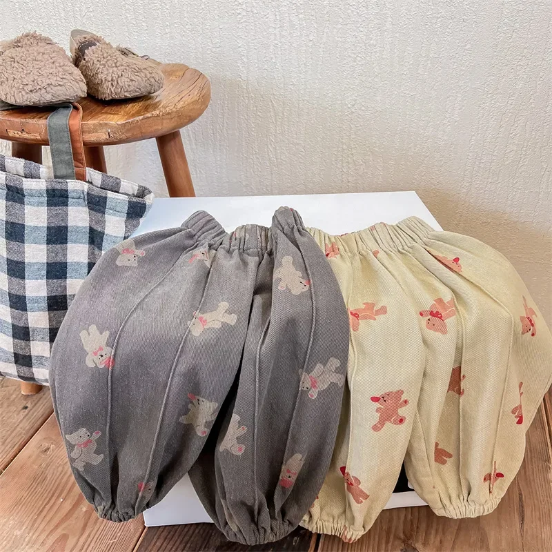 Pantalones harem MILANCEL para niños de estilo primaveral sueltos