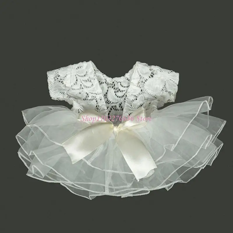 R6FD Baby Lace Tutu Skirt Photographing Outfit HOTO Tomando accesorio para mamá bebé - imagen 4