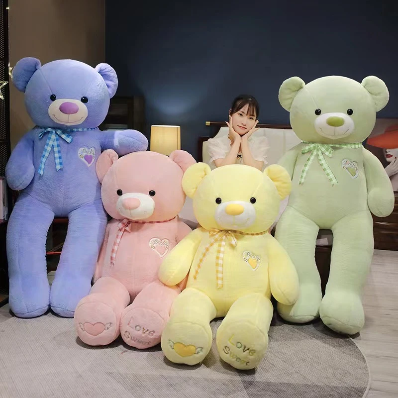 Oso de peluche grande de abrazo suave XXL para niños – Cojín animal - imagen 4