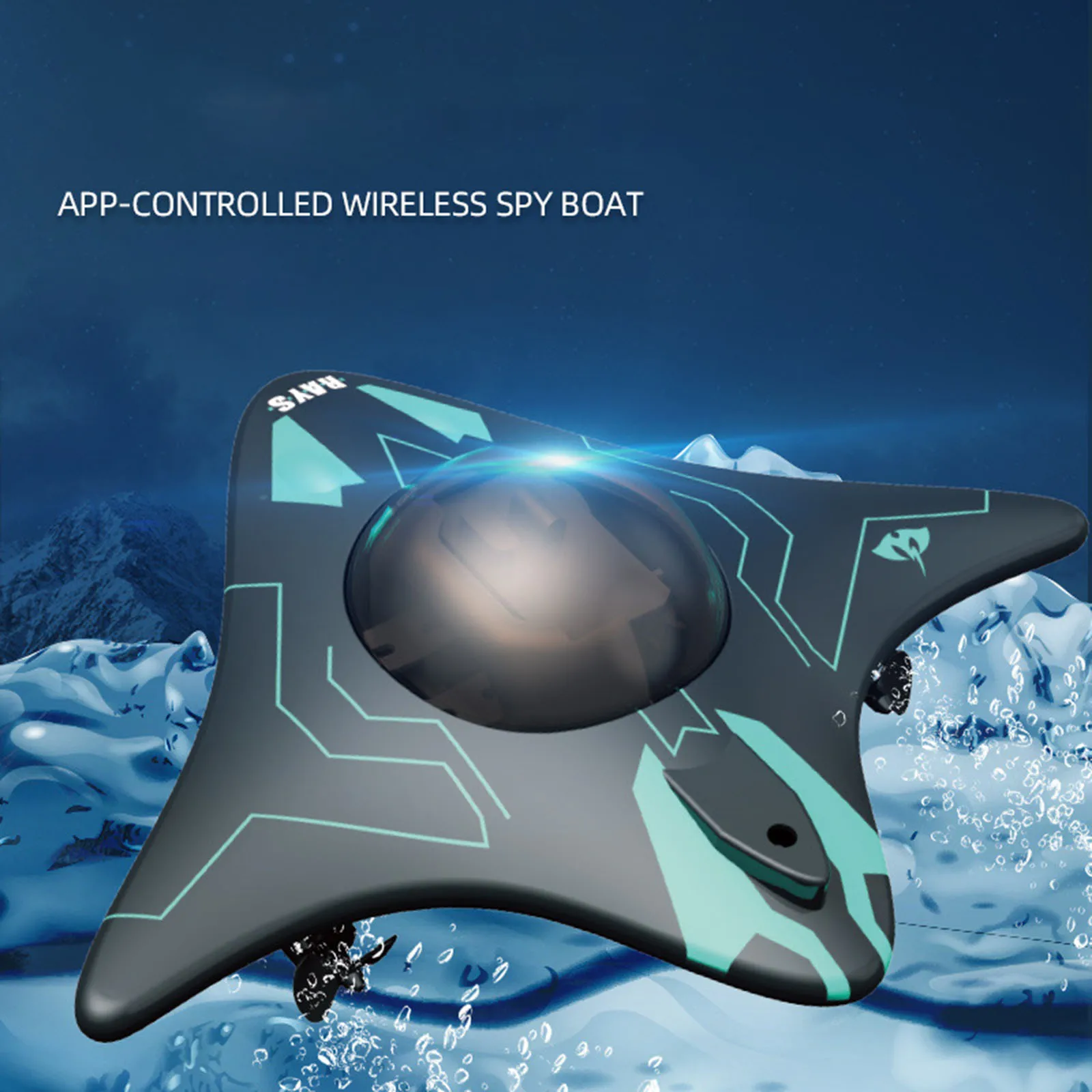 Barco teledirigido, regalos de cumpleaños, río, lagos portátiles, transmisión en tiempo Real, submarino RC, juguete, barco RC con cámara subacuática - imagen 2