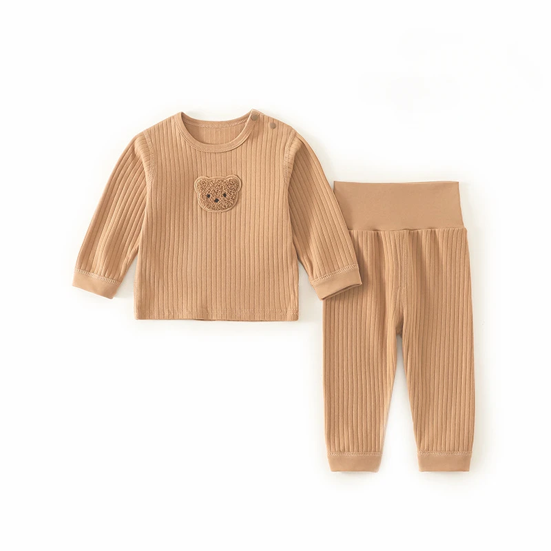 Pijama bebé algodón suave con osos y animales