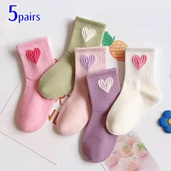 Calcetines infantiles para niñas – Algodón suave primavera y otoño