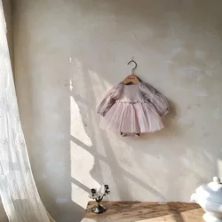 MILANCEL Body de primavera para bebé – Mono manga larga con rayas