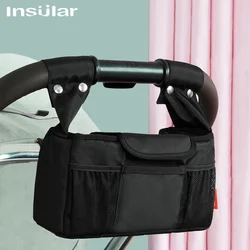 Bolsa de cochecito portátil impermeable multifunción para mamá
