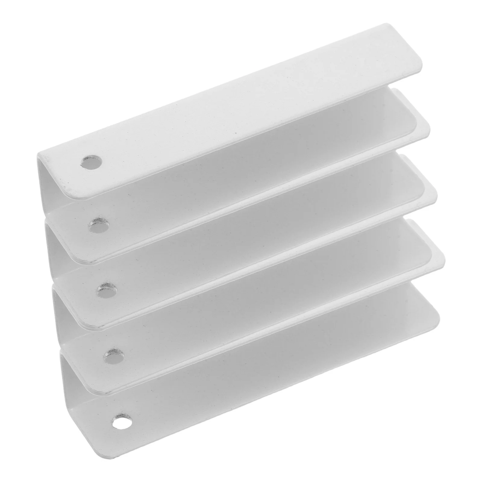 Hardware de ranura de refuerzo en forma de U para puerta de bebé, piezas de repuesto para puerta de seguridad infantil, accesorios de soporte para puerta de mascotas estables, 4 Uds. - imagen 2