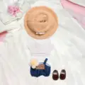 plush hat and shoes