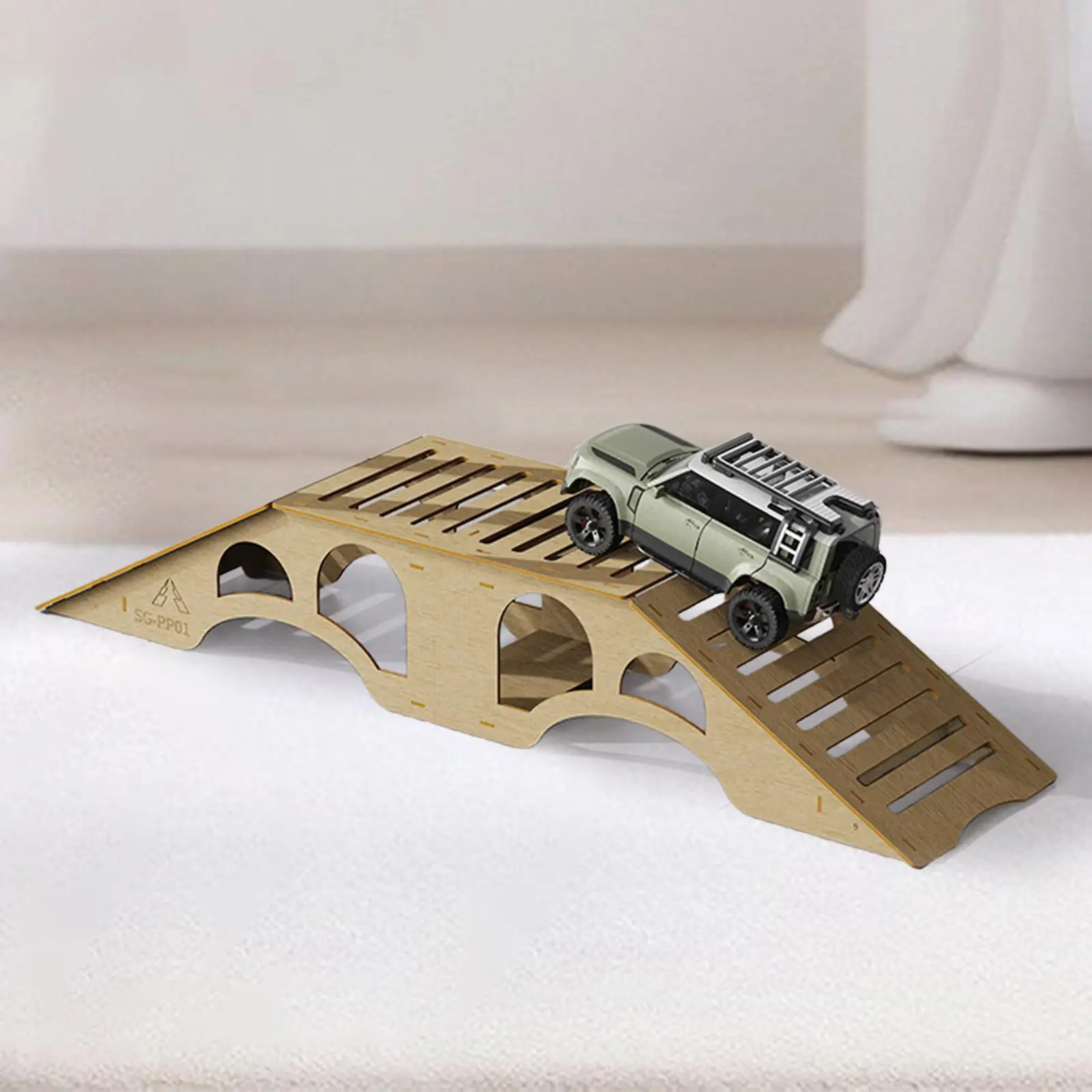 RC Bridge Obstacle Practicing Handling Skills Desktop Climbing Vehicle Prop for 1/18 1/24 Model RC Hobby Car Crawler Trucks