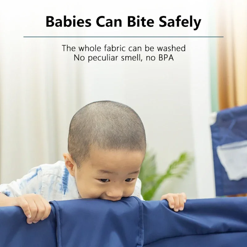 Parque infantil para niños, barrera de seguridad para bebés, parque infantil de actividades para niños, piscina seca interior, valla de seguridad para bebés, muebles de barandilla para niños pequeños - imagen 4