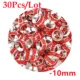 30pcs Red