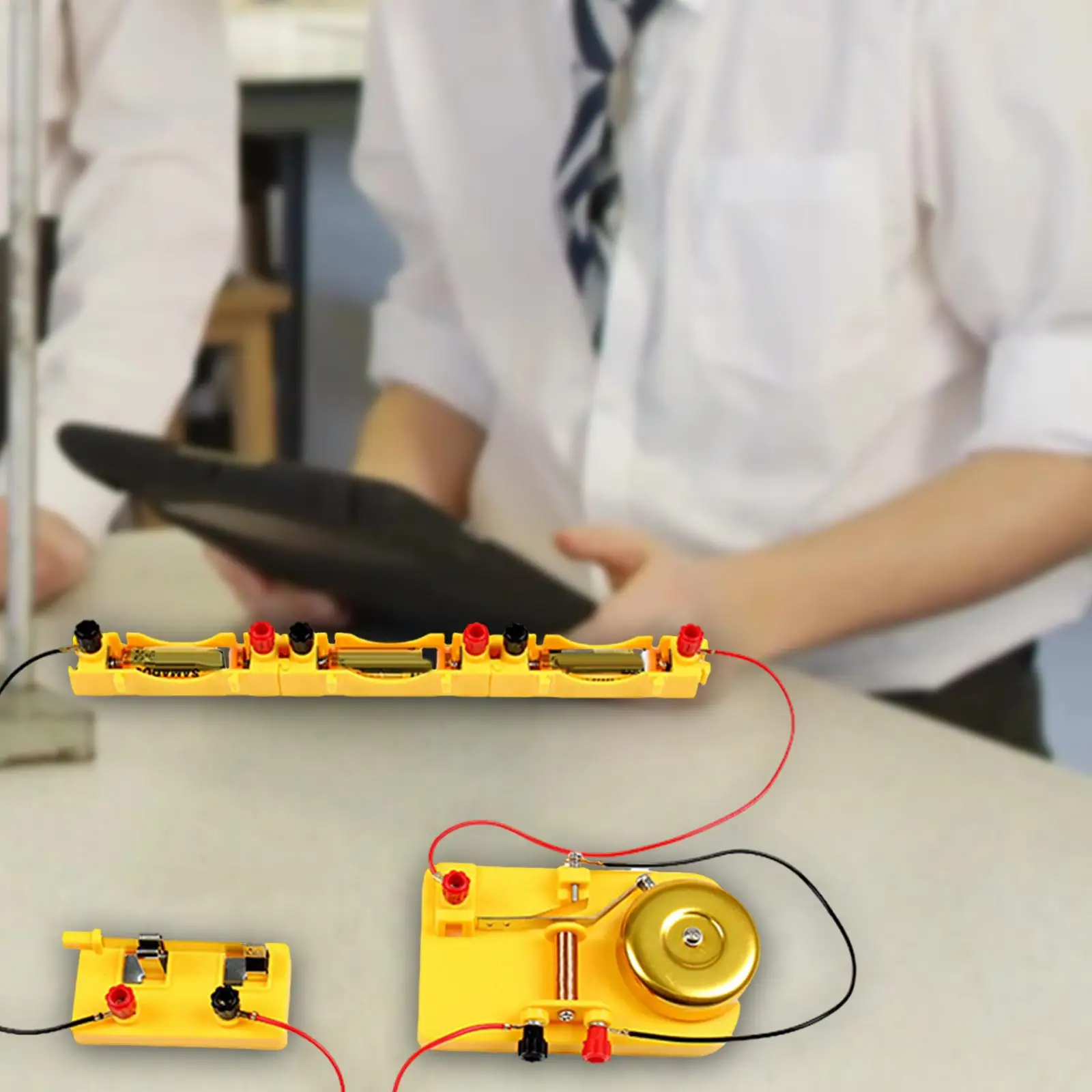 Kit educativo de campana eléctrica: experimento de electromagnetismo - imagen 3