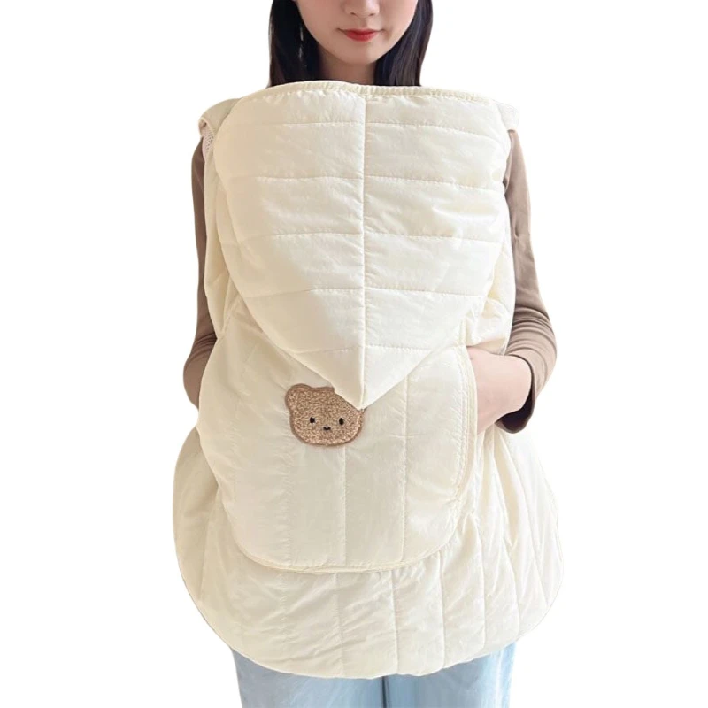 BabyfondKids-Manta gruesa a prueba de viento para otoño e invierno, funda para cochecito, manta, taburete de cintura para bebé, capa para Halloween