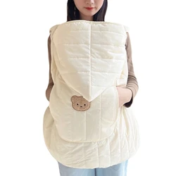 BabyfondKids-Manta gruesa a prueba de viento para otoño e invierno, funda para cochecito, manta, taburete de cintura para bebé, capa para Halloween