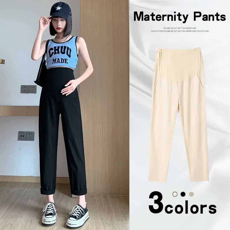 Pantalones premamá de algodón orgánico – Comodidad para tu embarazo - imagen 3