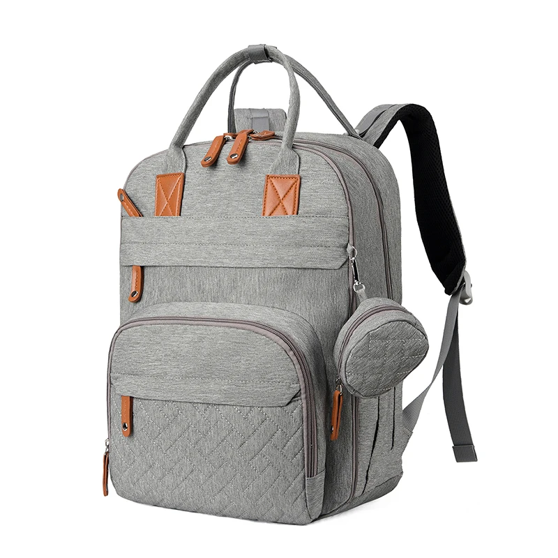 Bolsa de pañales de viaje impermeable con cambiador - imagen 4