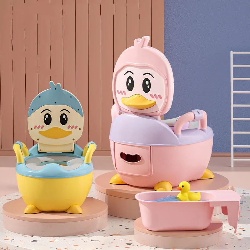 Orinal infantil tipo taburete con asiento ergonómico para niños - imagen 2
