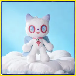 X2HOMME Llavero de gato de peluche para mochila infantil