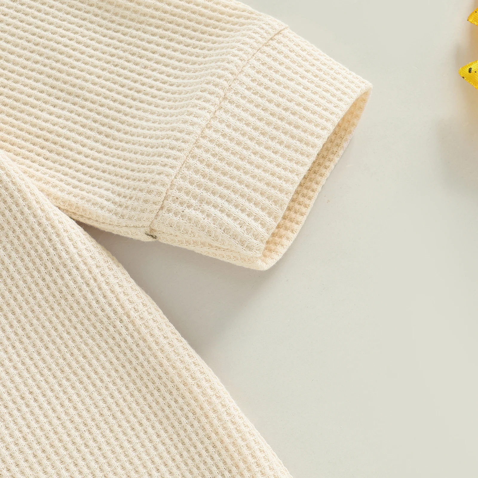 Trajes de Acción de Gracias para bebé recién nacido, pelele largo con cuello redondo y manga larga con bordado de pavo y sombrero - imagen 5