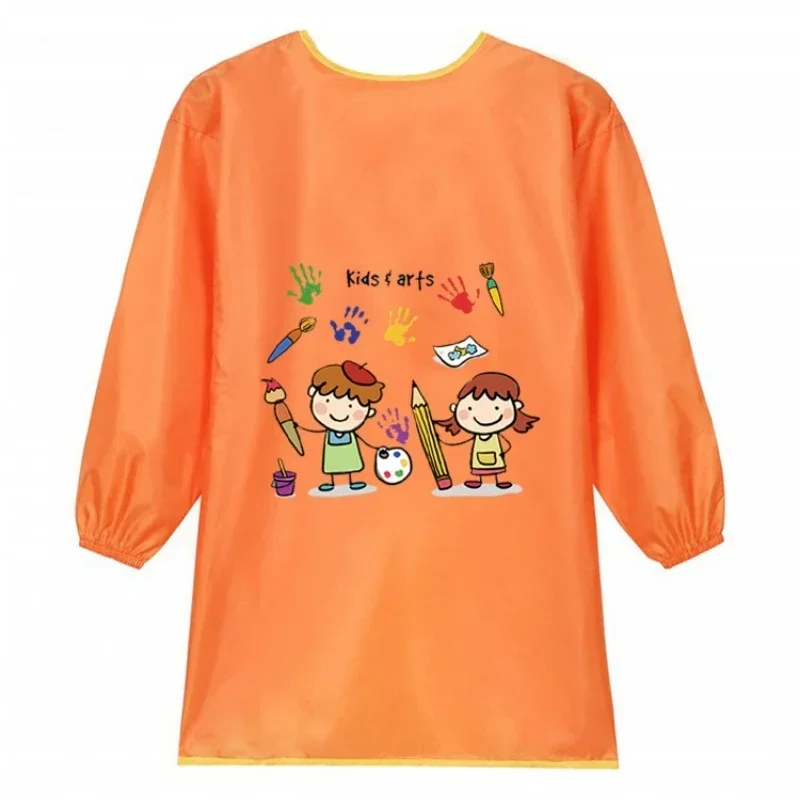 Baberos de alimentación para bebés, niños y niñas, delantal de manga larga, paños impermeables para niños, pintura escolar, dibujo, bata de arte DIY - imagen 3