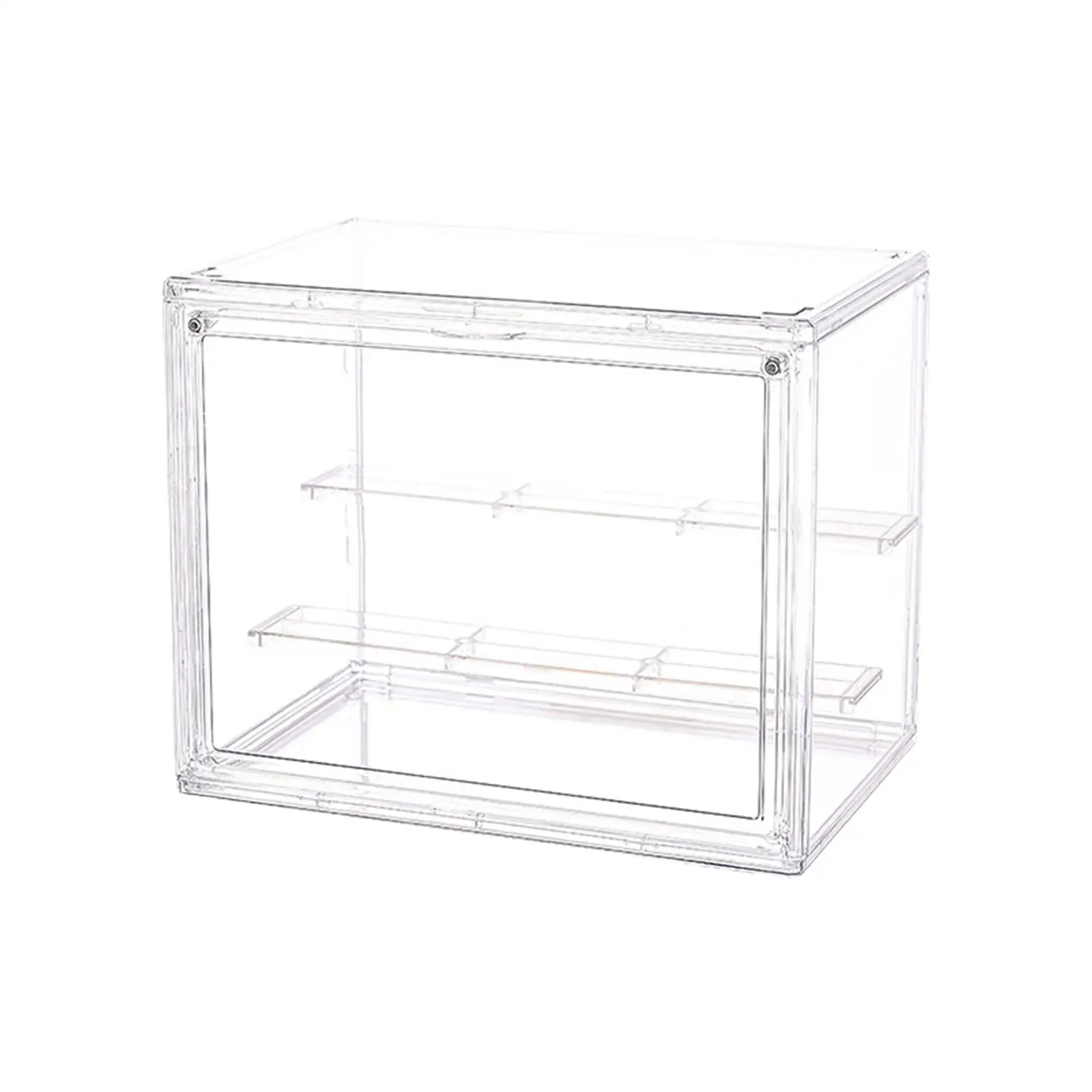 Figures Display Storage Case Transparent Display Case Detachable Shelves Collectibles Display Box