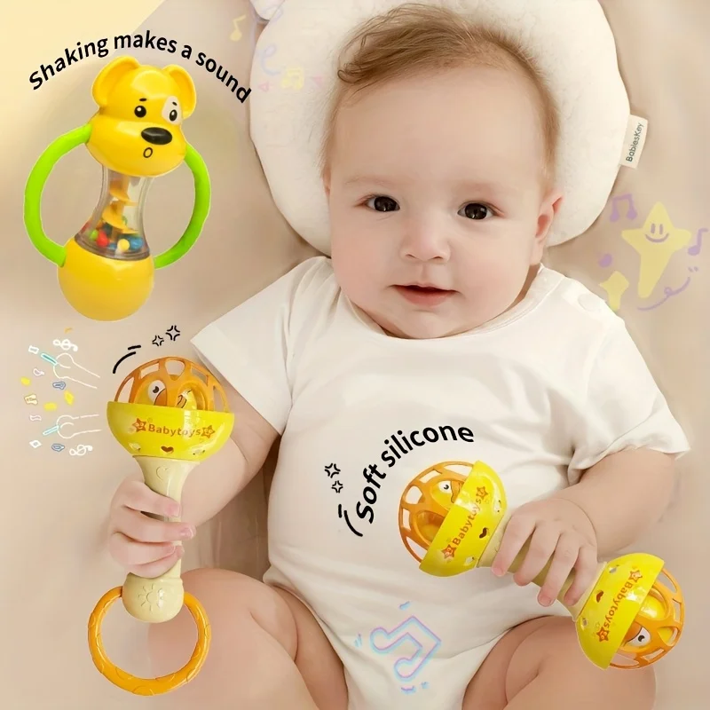 Juguete sensorial de manivela – Estimulación auditiva para bebés - imagen 4