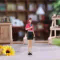 female reporter