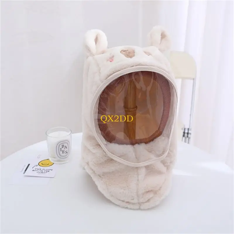 Gorro de oso con bufanda para niño – Cálido y antiviento - imagen 4