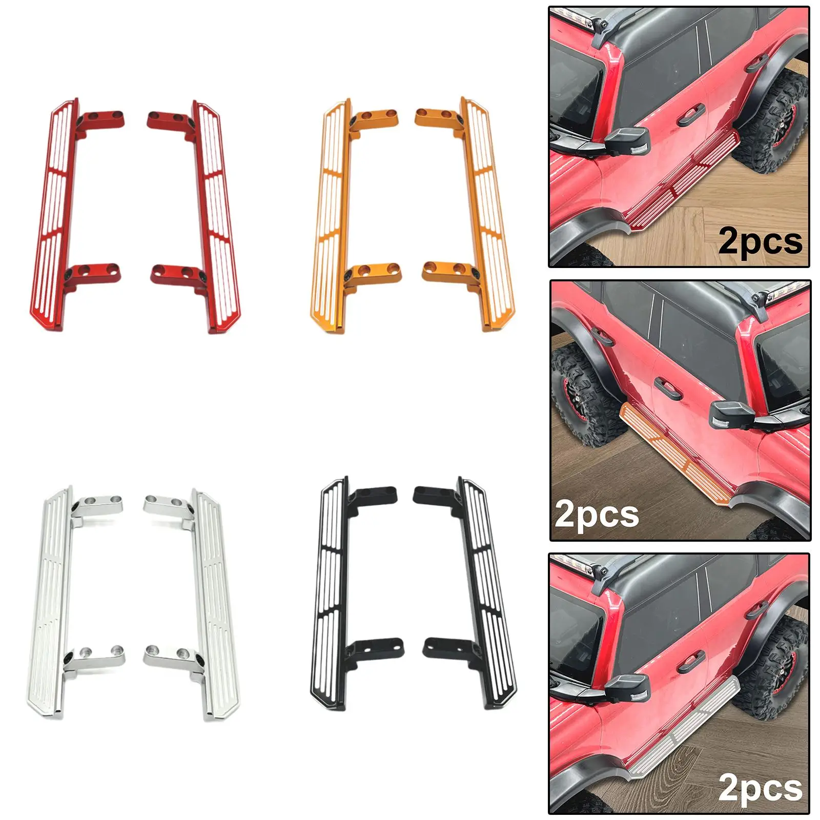 RC Car Pedals Left and Right Foot Pedals Foot Plate for 104026 104020 1/10 RC Car Pedals Left and Right Foot Pedals Foot Plate for 104026 104020 1/10