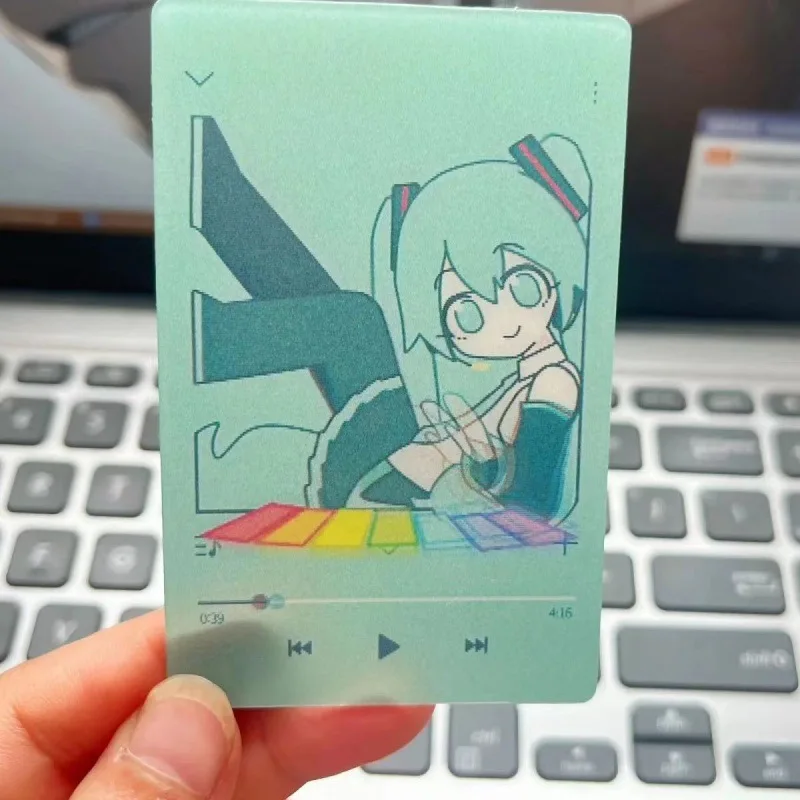 Hatsune Miku-tarjeta Raster de Anime para niños, juguetes multiescambio, tarjeta Manga Raster, postal, colección de cartas, figura, regalos de cumpleaños, nuevo - imagen 4