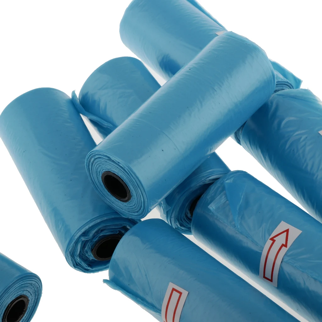 10rolls Portable Diaper Bag Blue for Kids Outdoor Accessories