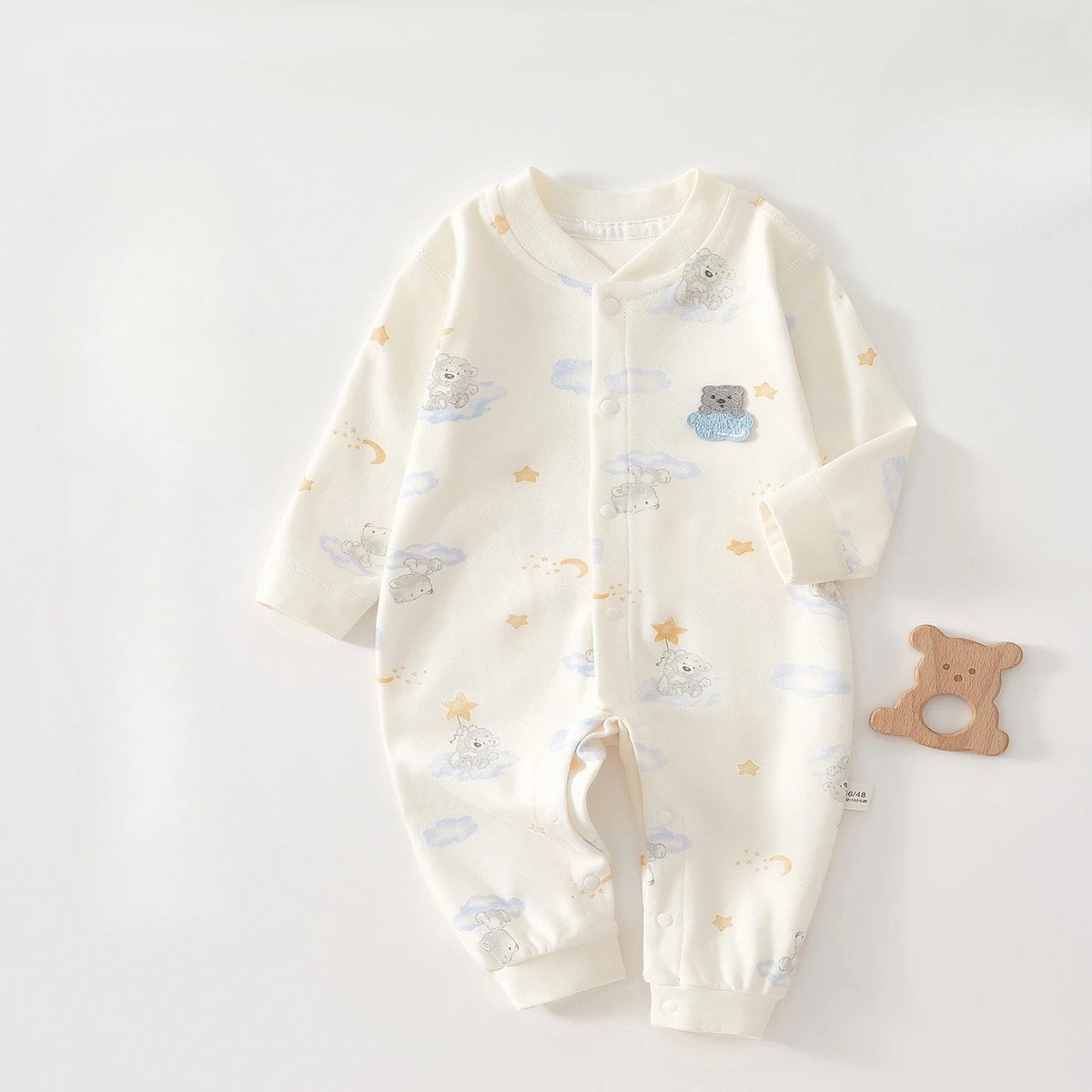 Somenie mono bebé recién nacido algodón puro con estampado bonito - imagen 5