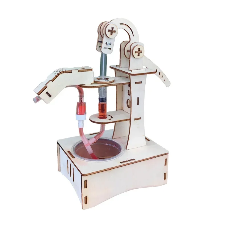 Bomba de presión Manual de ciencia DIY, experimento de bien tecnología, ayuda para enseñanza jugable, palancas, conjunto de principio