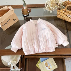 Abrigo de invierno acolchado con cremallera para niño