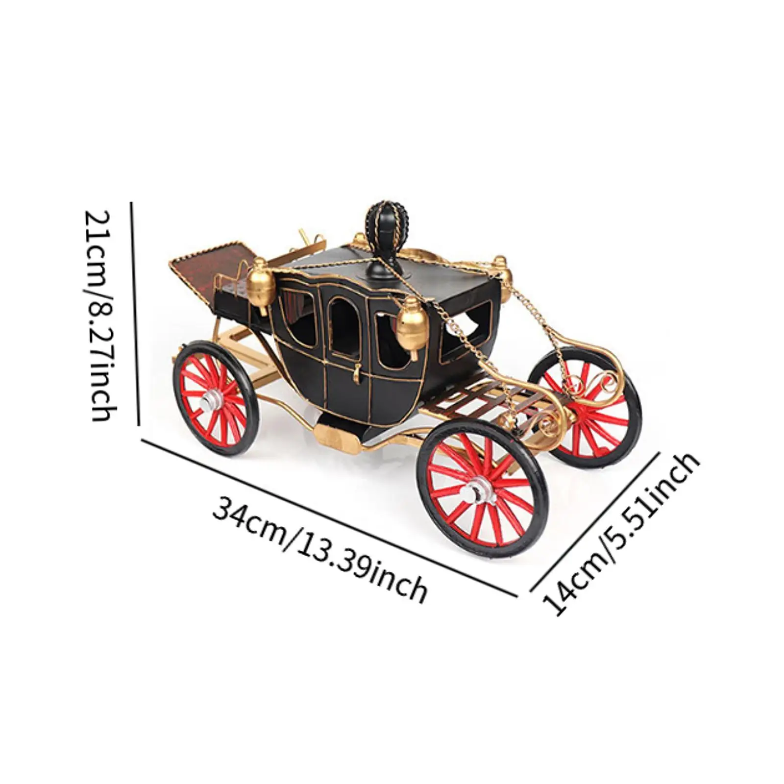 Retro Retro Carriage Decoration Multipurpose Novelty Photo Props Collection Bookshelf Desk Birthday Gift Retro Carriage Figurine