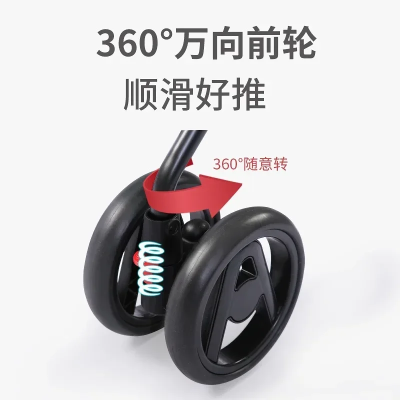 Cochecito de bebé 2025 plegable y ligero - asiento cómodo para niños - imagen 2
