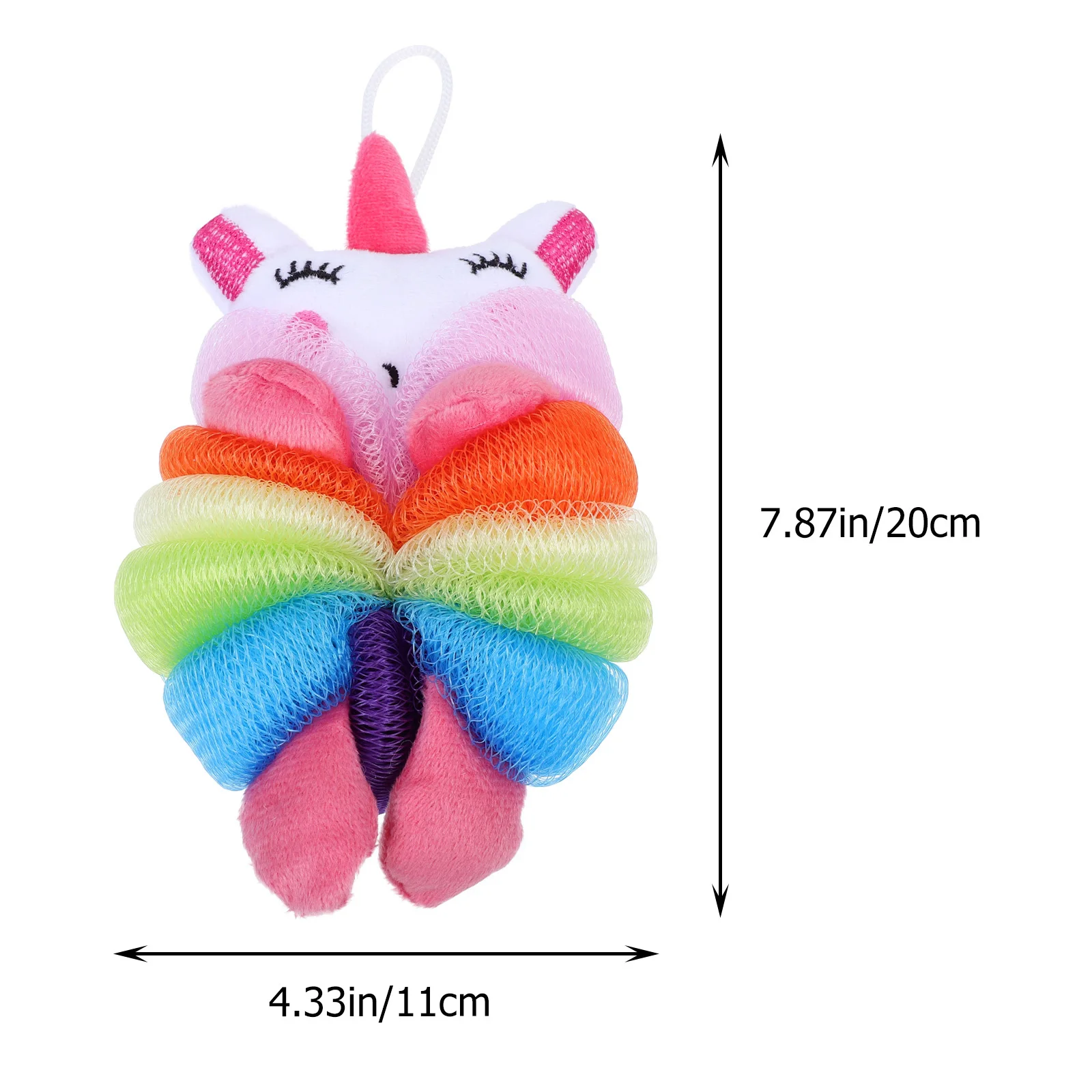Bolas de baño de dibujos animados, bonitas bolas de espuma para ducha para niños, depuradores de baño flexibles, herramientas de ducha cómodas para frotar - imagen 4