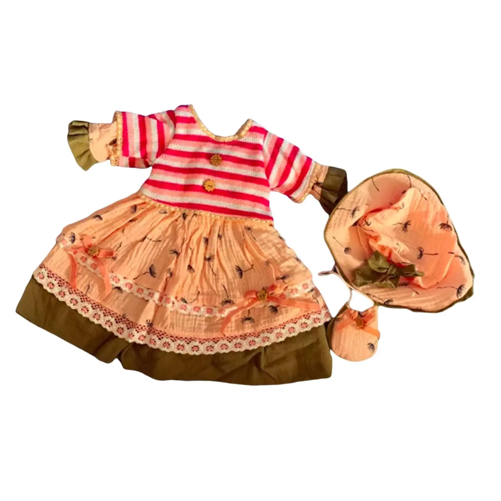 Vestido de muñeca para niñas, muñeca DIY de juguete para niños, regalo de cumpleaños, muñeco colgante, ropa de muñeca de coordinación bonita, traje para muñeca de 60cm-65cm, 1/3 - imagen 4