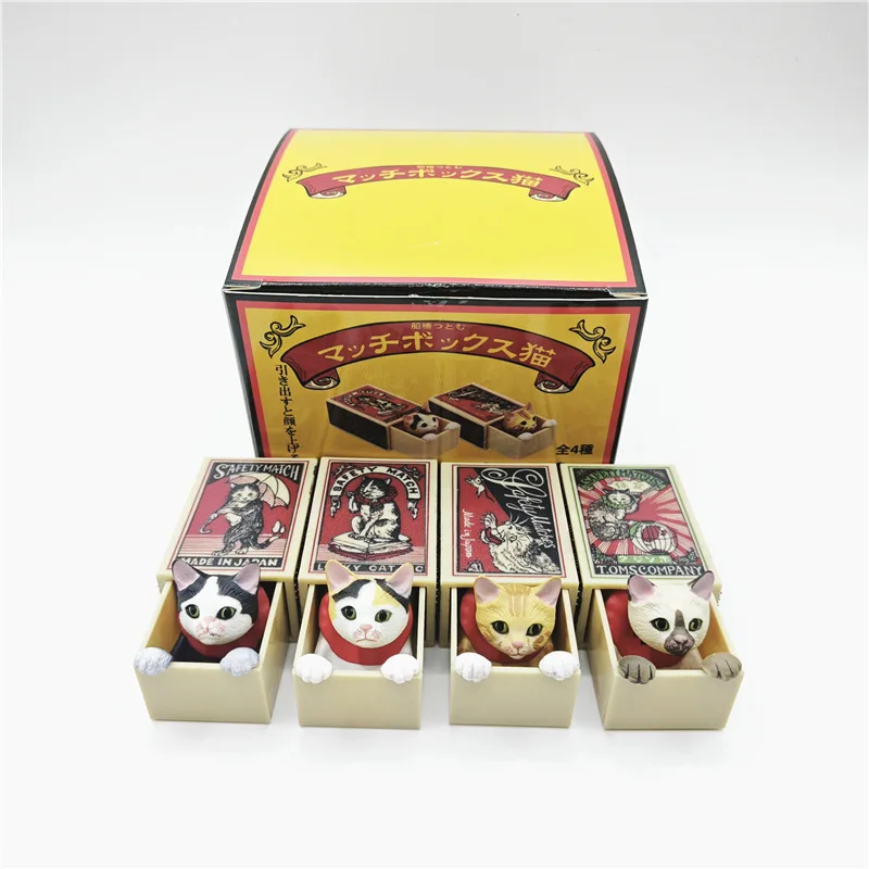 Nueva caja ciega para gatos, juguetes de figuras de gato de la serie Matchbox, juguetes para fanáticos, regalo para niños - imagen 3