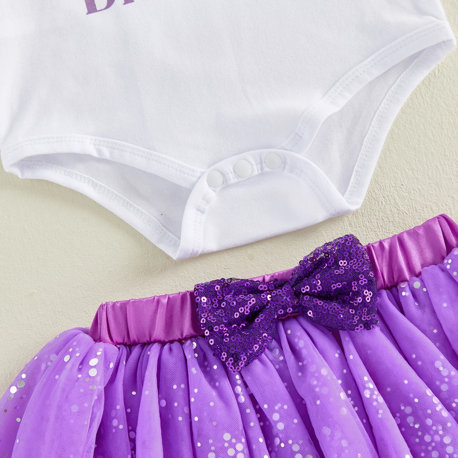 Conjunto de falda de tul con lentejuelas para fiesta y cumpleaños - imagen 3