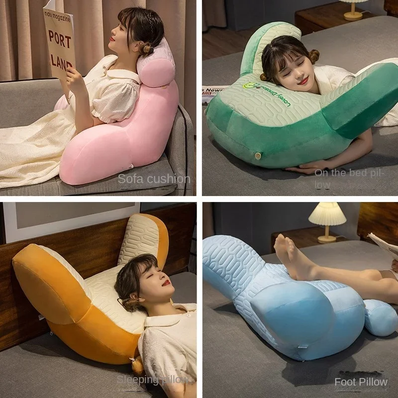 Cojín infantil de látex con soporte lumbar y funda lavable - imagen 2