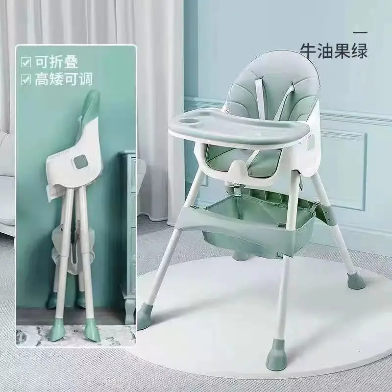 Mesa de comedor multifuncional, silla de mesa de comedor, mesa de comedor para bebé, silla plegable portátil para bebés y niños - imagen 5