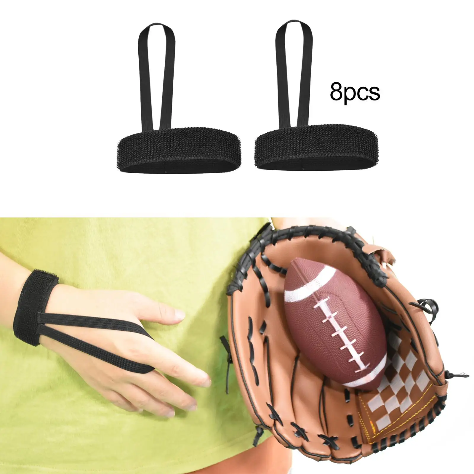 8Pcs Football Down Indicator Wrist Football Wristbands Referee Wristband